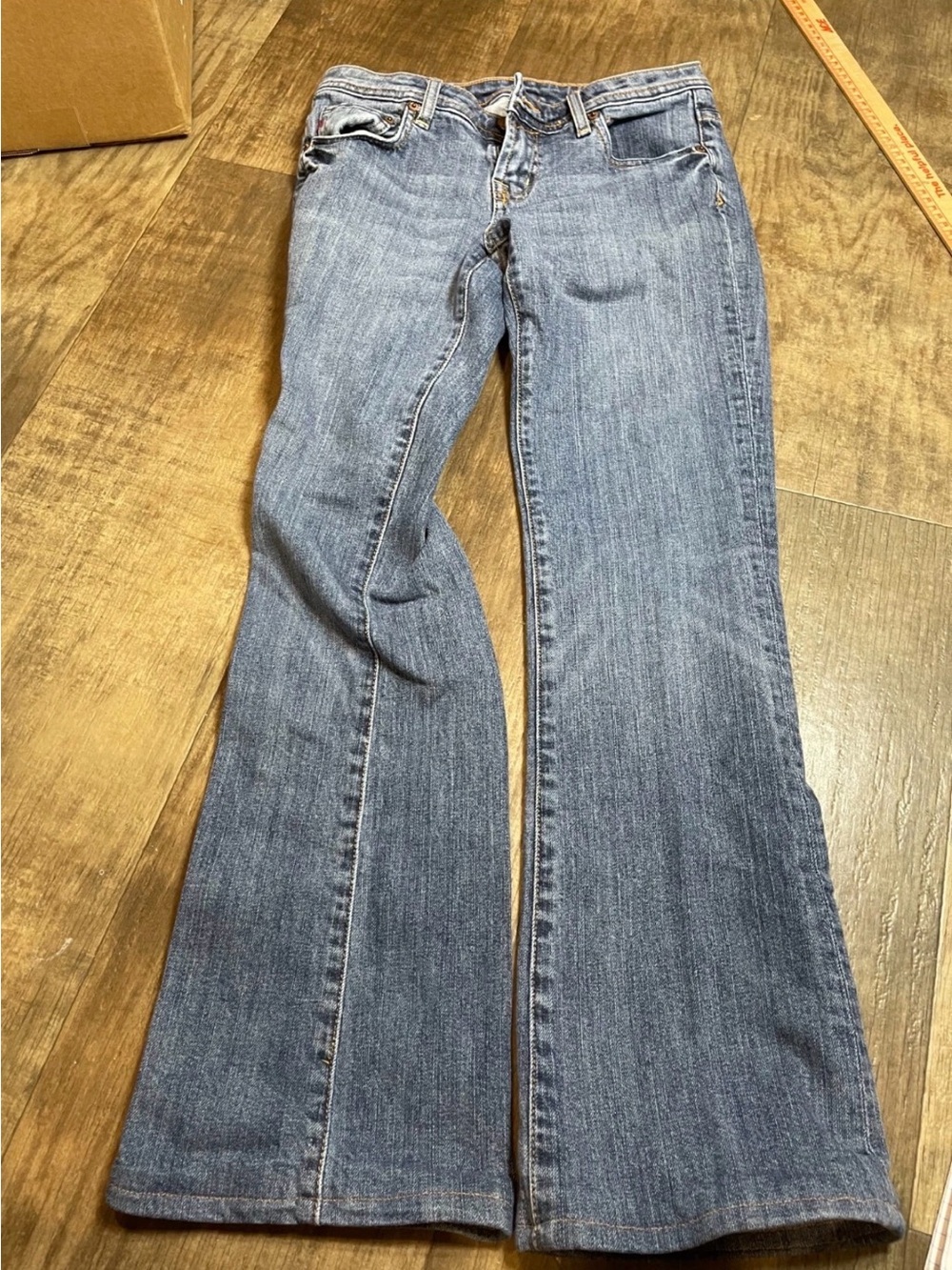 Seven7 Medium Blue Flare Jeans